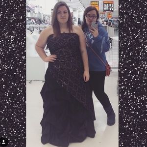 Plus size prom dress